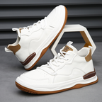 ALBERTI LEATHER TRAINERS